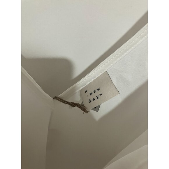 A New Day Women's Slip Dress, White, Size Large, NWT - Picture 3 of 3